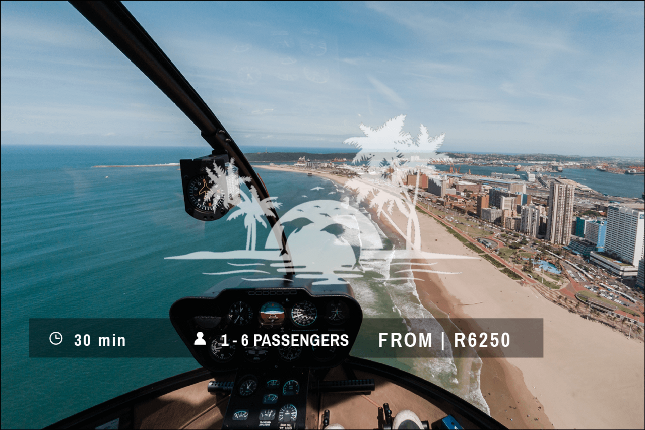 Coastal Helicopter Ride Durban